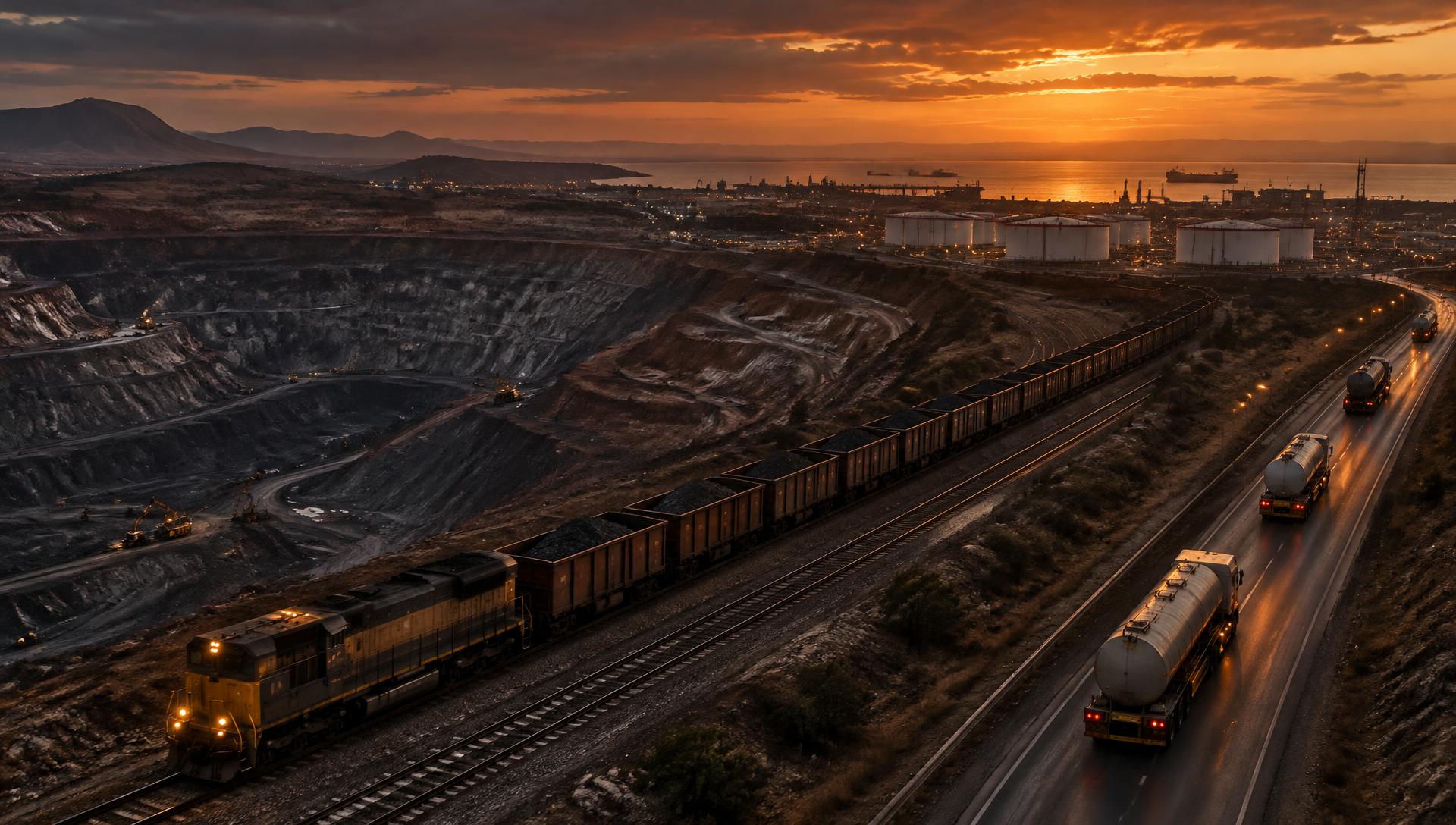 Mining, rail and fuel logistics